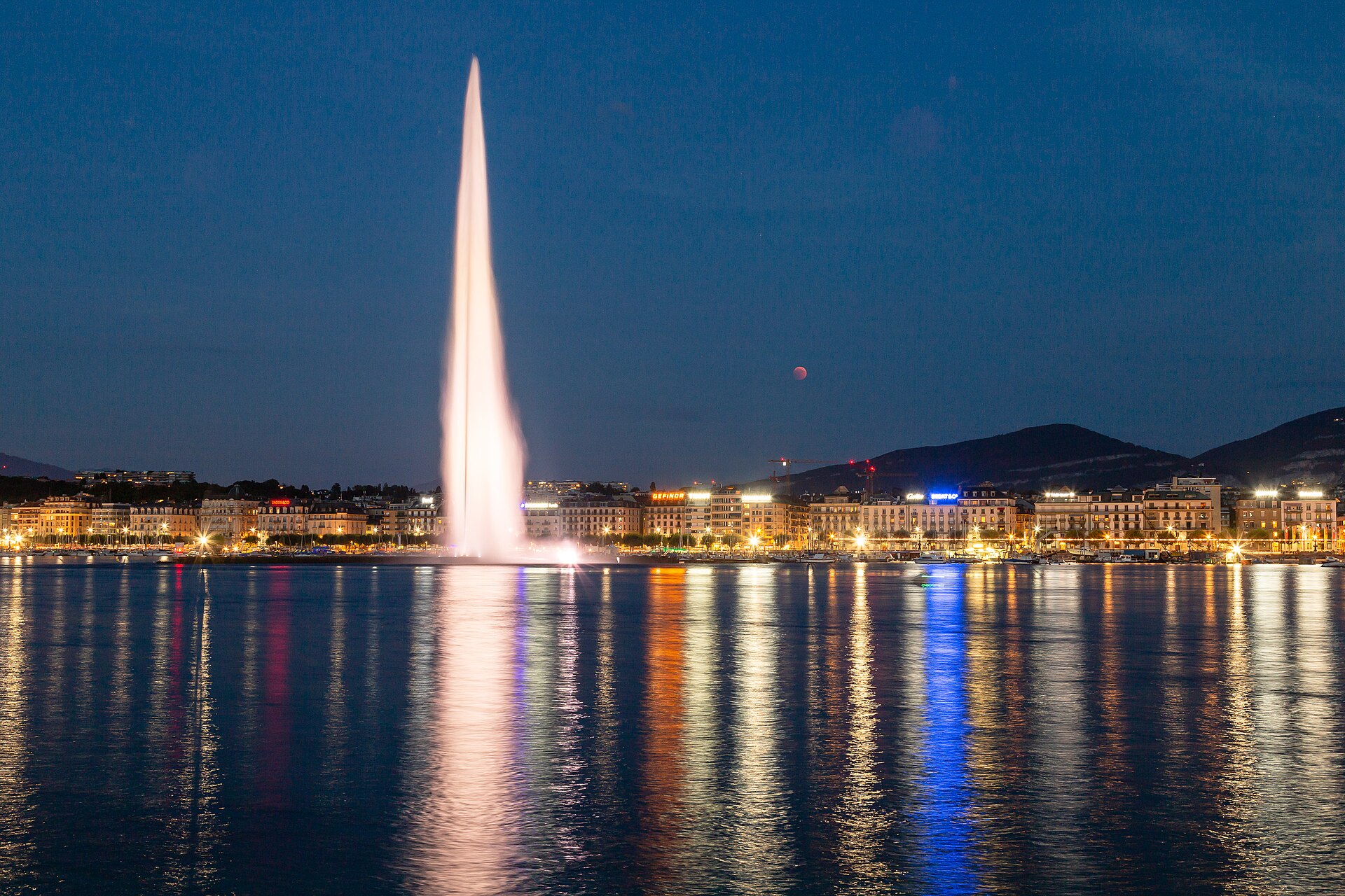 The Jet d'Eau, Geneva